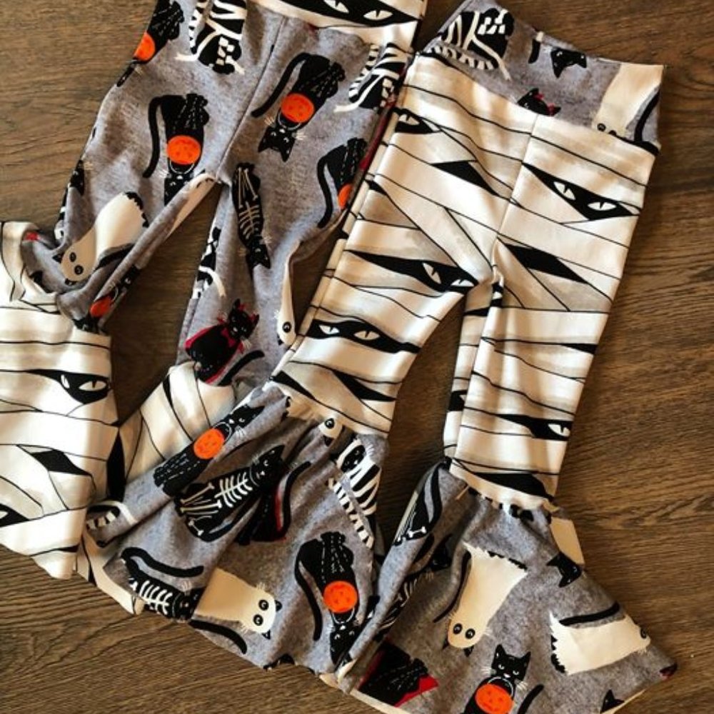 Halloween bell bottoms